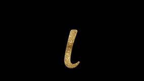 Greek letters glittering in gold, alpha channel - Powered by Shutterstock - Get 15% off with code: PIKWIZARD15