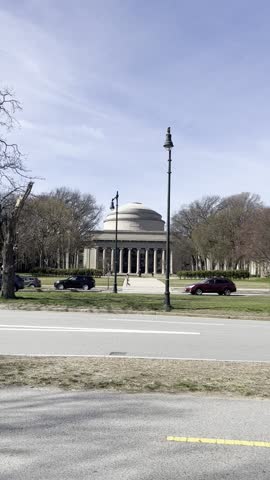 Massachusetts Institute of Technology (MIT) Great Dome, Charles River, Harvard Bridge, Cambridge, Boston views