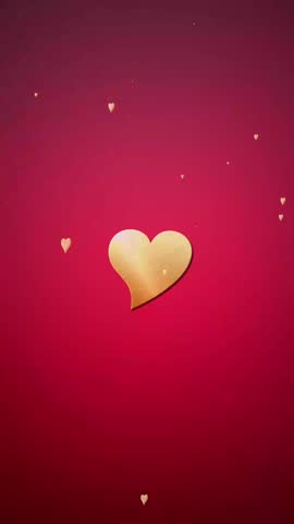 From my ♥ get well soon! Pulsating golden heart on red background raining lil golden hearts the perfect get well soon message for family and friends or colleagues, let them know you care.