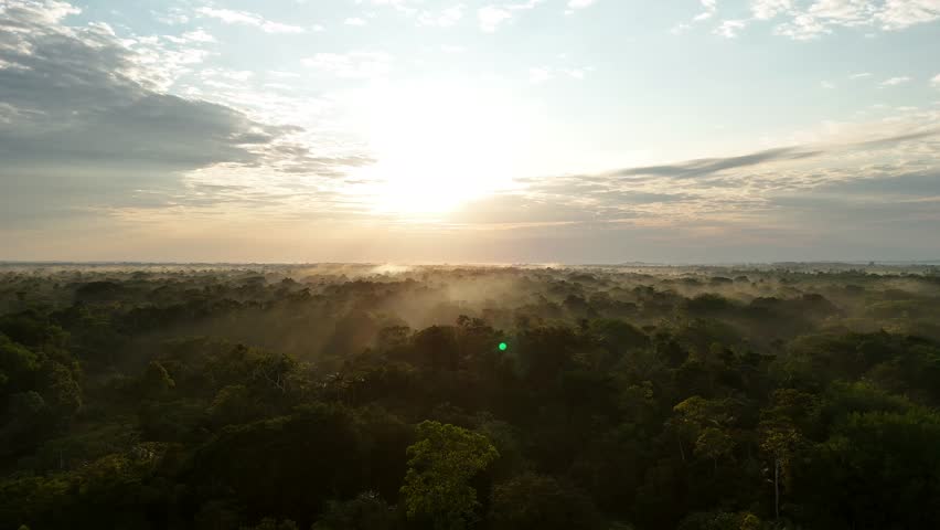 Dawn in Serra do Dvivisor National Park