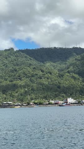 Video of the view from behind the ship's window