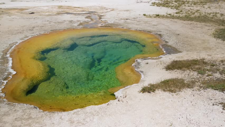 Opal Pool Morning Glory Grand Prismatic Spring West Yellowstone National Park Old Faithful Grand loop geysers scenic Wyoming.