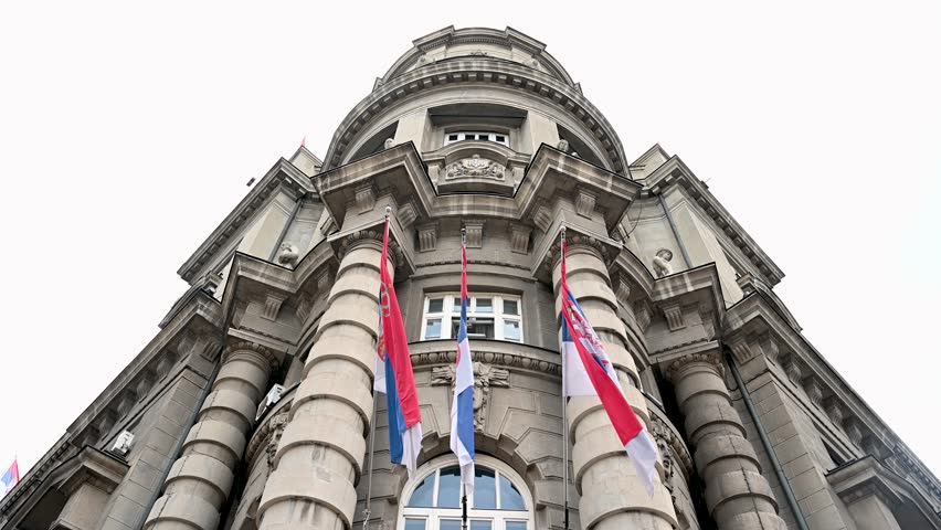 Belgrade, Serbia: The Government of the Republic of Serbia Building. Seat of the Government of Serbia and the office of the Prime Minister. Cabinet of Ministers.