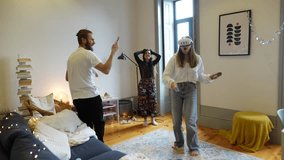 Engaging in Family Fun and Bonding with Exciting Virtual Reality Gameplay at Home Together - Powered by Shutterstock - Get 15% off with code: PIKWIZARD15