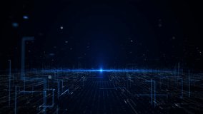 Big Data Flow motion lines Blockchain network dots particles. Digital background, wave flow. Plexus stream Technology connection presentation. 3D high speed internet connection, metaverse blockchain - Powered by Shutterstock - Get 15% off with code: PIKWIZARD15