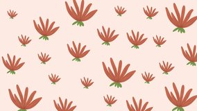 flowers seamless pattern  animation. fun animation, background animation - Powered by Shutterstock - Get 15% off with code: PIKWIZARD15