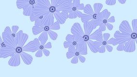 flowers seamless pattern  animation. fun animation, background animation - Powered by Shutterstock - Get 15% off with code: PIKWIZARD15