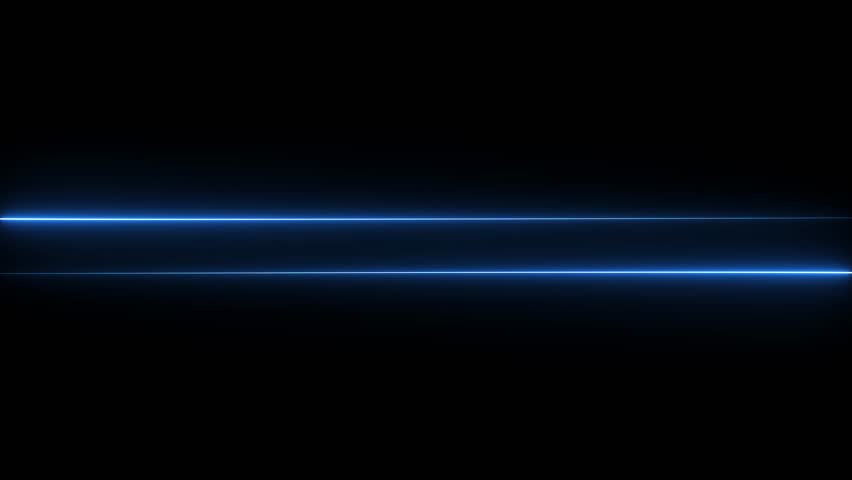 abstract neon line saber frame, Glowing neon line light Black Background	