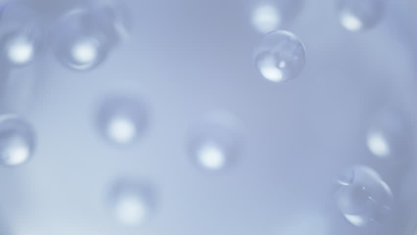 cosmetic moisturizer water molecule, Cosmetic Essence, Blue Liquid bubble.