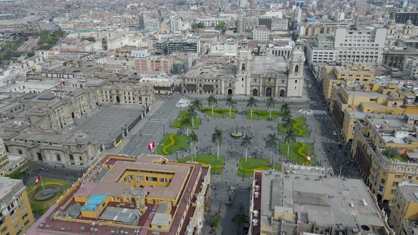 Main square of Lima Peru