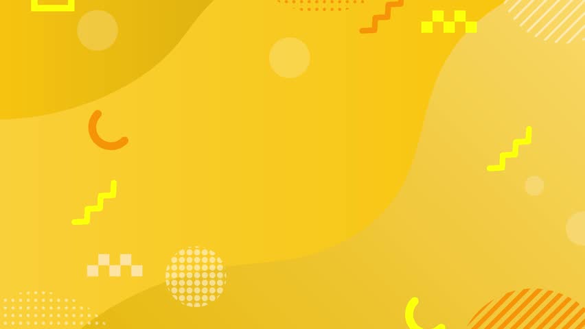 simple and cute yellow geometric pattern background