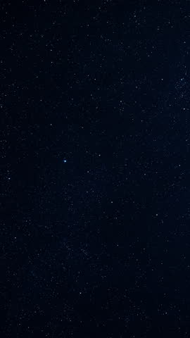 Milky Way twinkling stars on a dark night.