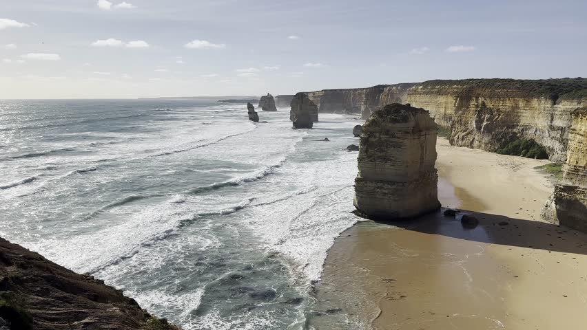 Scenic view of Twelve Apostles Victoria Australia