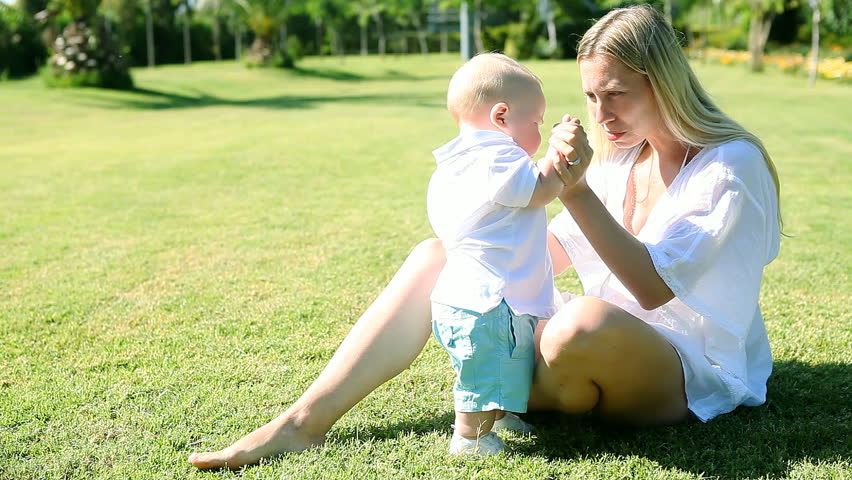 First steps of the child