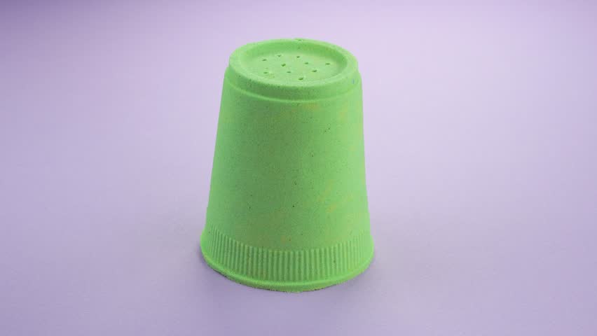 Very Satisfying and Relaxing Kinetic Sand ASMR video. Cutting anti stress macro close up colorful Kinetic Sand with a Knife. ASMR sounds.