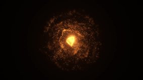 Gold Particles Explosion From The Center - Powered by Shutterstock - Get 15% off with code: PIKWIZARD15