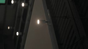 metal lampshade close up. Metal chandelier in the interior. Retro style lamp with large lampshade. Close-up. vertical video	 - Powered by Shutterstock - Get 15% off with code: PIKWIZARD15