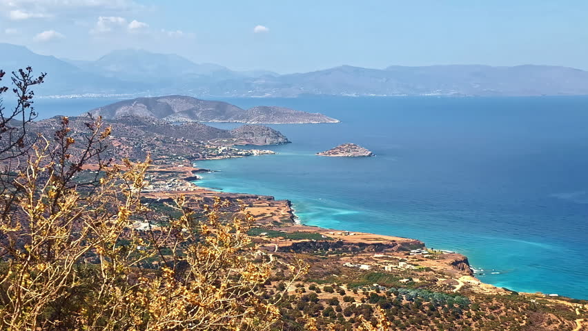 Crete island Greece Greek viewpoint coastline Ionian Sea nature landscape