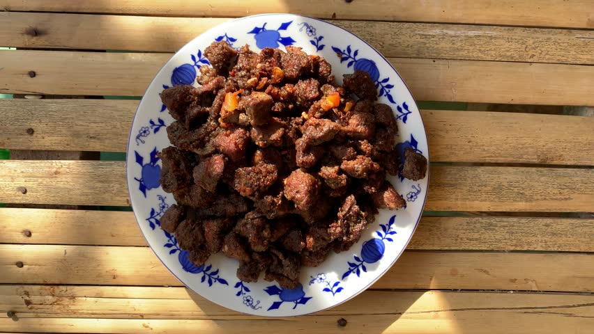 grilled meat on a plate