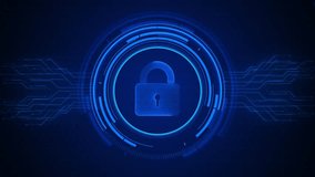 Blockchain Cybersecurity Data Protection secure crypto wallet Security hologram virtual hud shield lock. Concept of finance data privacy smartphone VPN service data protection, Encrypted cyber threats - Powered by Shutterstock - Get 15% off with code: PIKWIZARD15