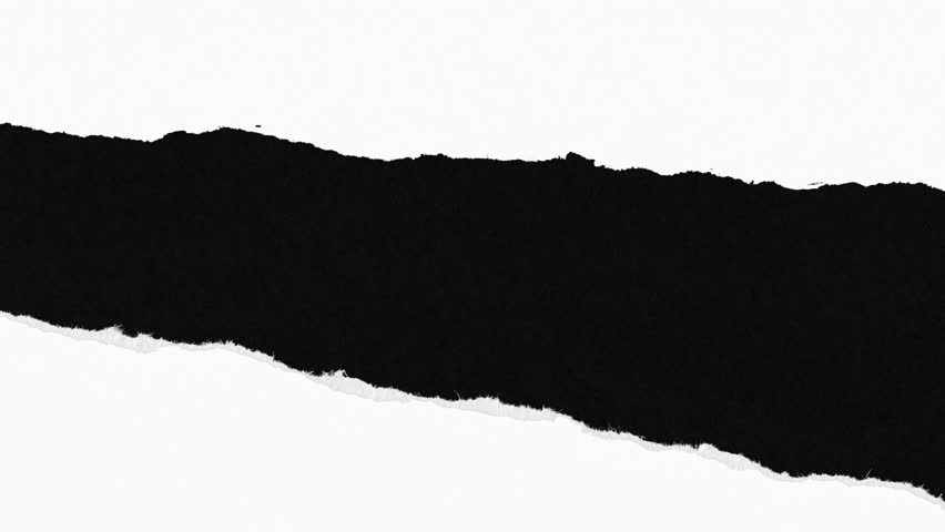 The torn paper and Folds transition animation pack is on a black background. Torn paper transition animation with key color. 4k video