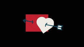 Animation graphic representation of like love massage, notification video element, emotikon, full of love, comment, and share logos with numbers or views increasing. social media, viral post - Powered by Shutterstock - Get 15% off with code: PIKWIZARD15