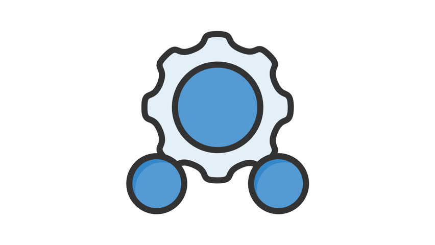 Animated hierarchy with manager, staff and businessman sign. Suitable for employee, management, teamwork, office, leadership, leader, company, corporate, manager, employment, development and business