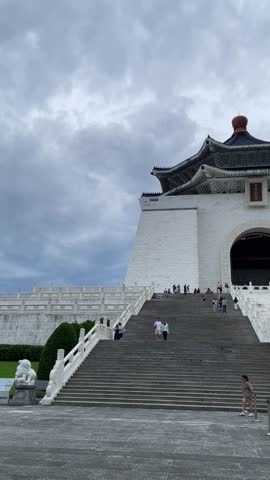 Chiang Kai-Shek Memorial Hall, Taipei, Taiwan. Chinese word mean "Liberty Square" National Palace Museum, Home to one of the largest collections of Chinese imperial artifacts, the National Palace Muse