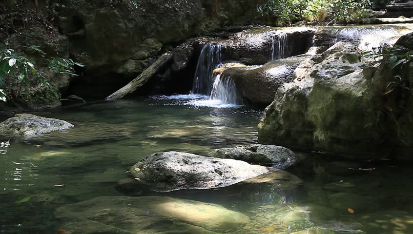 Waterfall in the national park