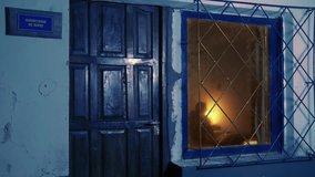 Warm Light From a School Dorm for Children in Argentina, Exterior Night Shot - 4K - Powered by Shutterstock - Get 15% off with code: PIKWIZARD15