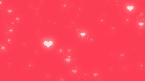 floating glow solid heart animated background, love flat - Powered by Shutterstock - Get 15% off with code: PIKWIZARD15