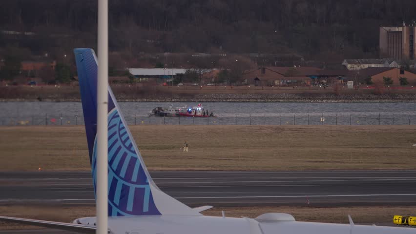 American Airlines plane crash at DCA airport, January 2025