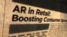 AR in Retail Boosting Consumer Spending Headline Newspaper Title - Powered by Shutterstock - Get 15% off with code: PIKWIZARD15