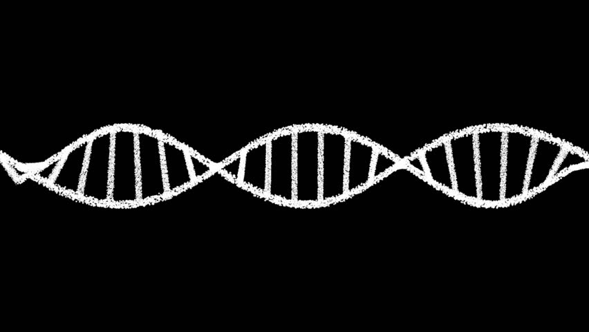 DNA Strand animation. Abstract White colored shiny DNA molecule on futuristic digital background. DNA molecules. Human DNA genome double helix spiral animation. - Powered by Shutterstock - Get 15% off with code: PIKWIZARD15