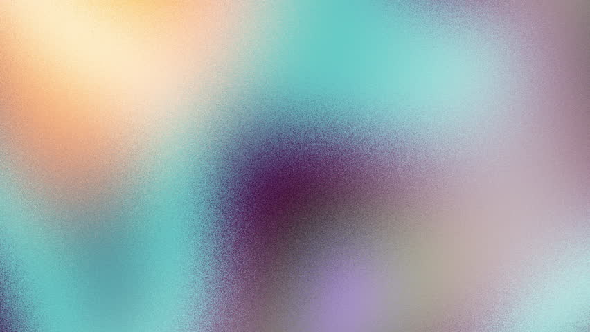 Digital noise gradient. Nostalgia, vintage 70s, 80s style. Abstract lo-fi background. Retro wave, synthwave. 4k loop. Minimal, minimalist. Teal, black, beige, color