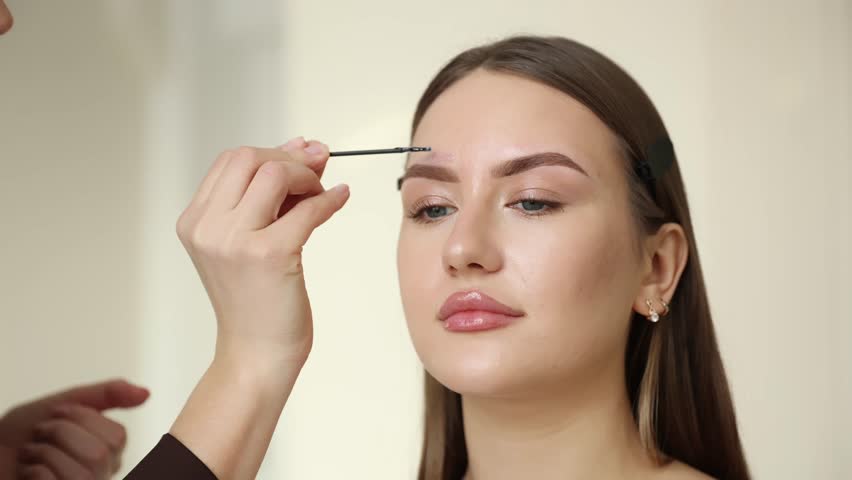Eyebrow grooming transformation: stepbystep beauty process in high definition