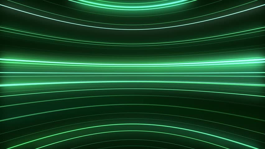 Green Digital Data Sci-Fi Background Video
