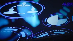 Futuristic Data Visualization Displayed on a HighTech Screen for Enhanced Understanding - Powered by Shutterstock - Get 15% off with code: PIKWIZARD15