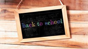 A blackboard and text Back to School - Powered by Shutterstock - Get 15% off with code: PIKWIZARD15