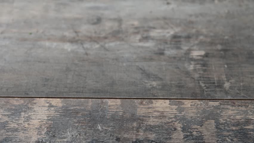 Stuffed omelette with tomatoes and spinach on wooden table video