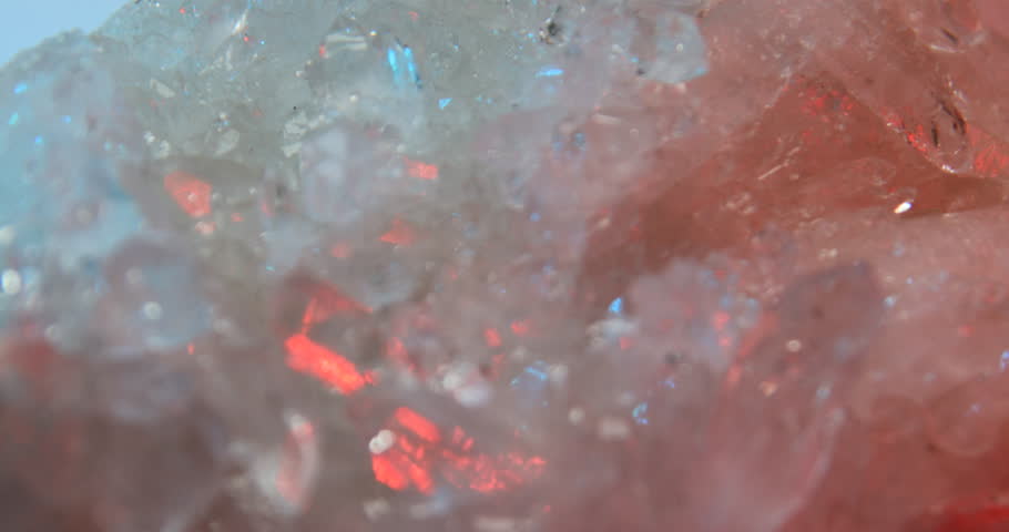 Crystal gland with shiny crystals