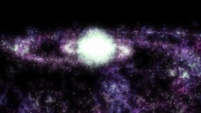3D Spiral Galaxy Animation on Transparent Background. The Milky Way Rotating in Infinite Space. Realistic Cosmic Swirl with Glowing Stars and Nebulae. Sci-Fi and Space Projects. - Powered by Shutterstock - Get 15% off with code: PIKWIZARD15