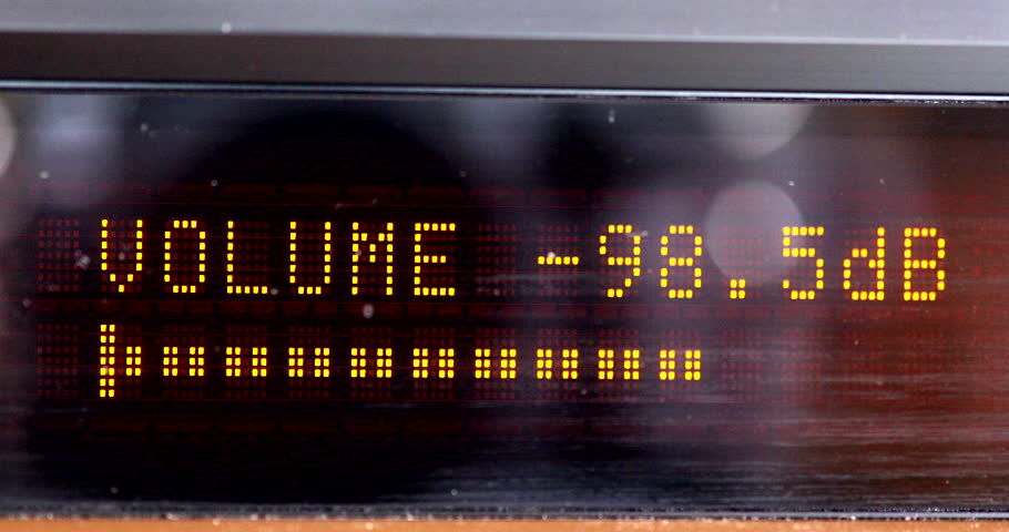 LCD Display regulates the volume of the music system