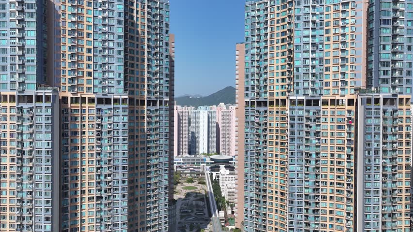 Hong Kong Tseung Kwan O Tiu Keng Leng Hang Hau Po Lam Clear Water Bay Lohas Park with a seaside promenade. The coastal new city has mature commercial residential and entertainment facilities