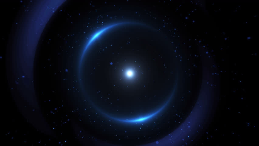 Explosion shockwave effect and diverging waves on transparent background. Technological shockwave. Technological aperture loop, alpha channel. Overlay template.