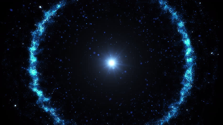 4K Explosion shockwave effect and diverging waves on transparent background. Blue fire style shockwave. Glowing shockwave particles. Alpha channel. Overlay template.