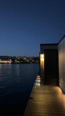 sunset video over lake Washington 