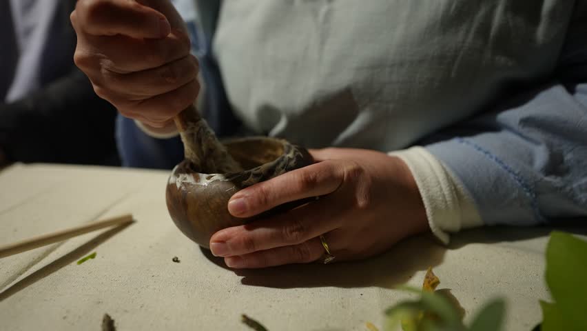 Healing Cream Prepared in Pharmacy Natural Ingredients Herbal Medicine Traditional Remedy Wellness Solution