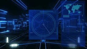 Futuristic Big data digital technology wave cyber grid. Deep space surfaces. Holographic interface network nodes data streams. Brain 4K 3D - Powered by Shutterstock - Get 15% off with code: PIKWIZARD15