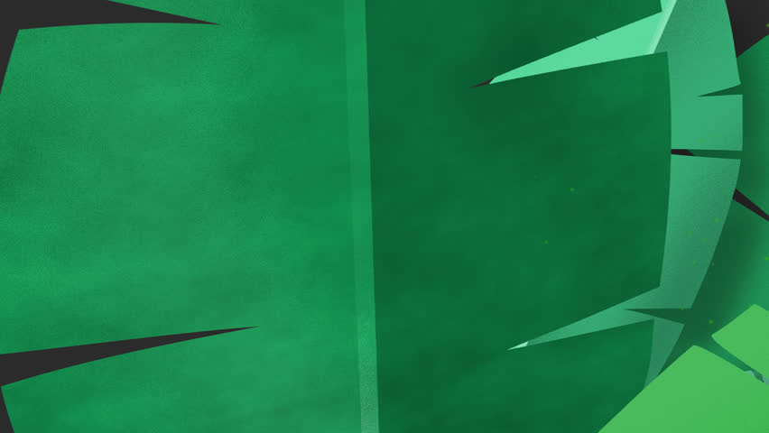 Plants and Banana Leafs animated video Transition on an alpha channel